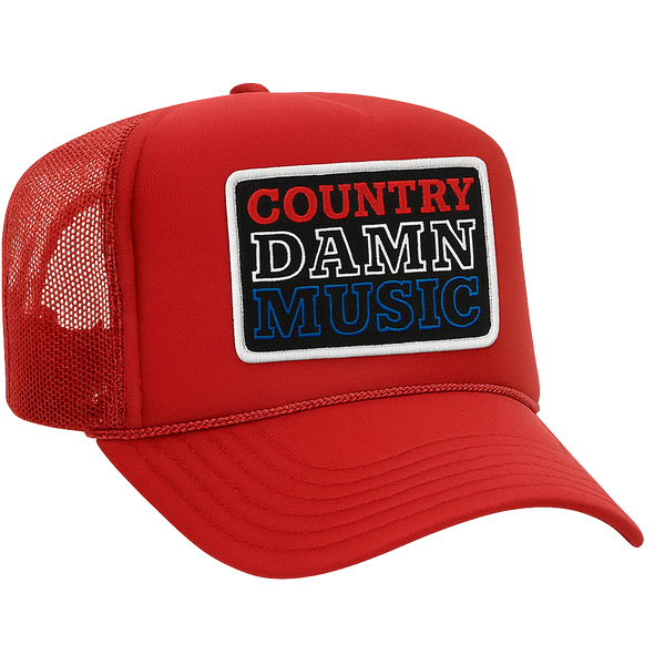 Country Damn Music Foam Trucker Hat