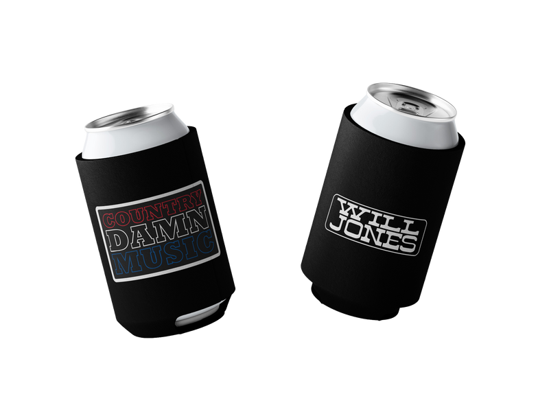 Country Damn Music x Will Jones Koozie