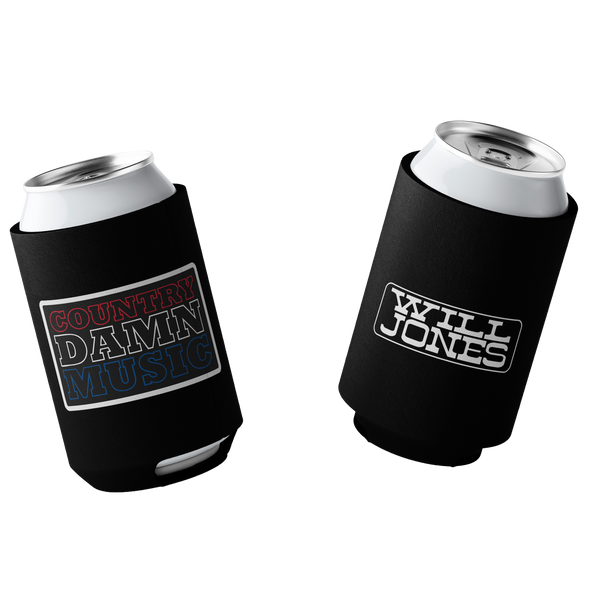 Country Damn Music x Will Jones Koozie